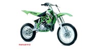 Thumbnail KAWASAKI KX60 KX80 KDX80 KX100 Service Manual 1989-2000