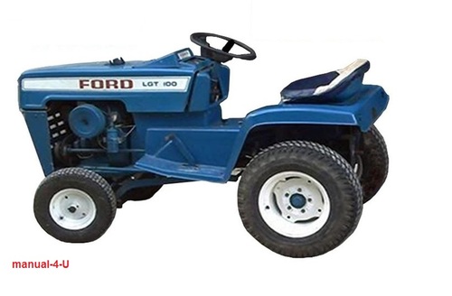 Product picture FORD Lawn Tractor garden LGT 100-195 Service Repair Manual