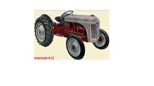 Product picture FORD TRACTOR 9N 2N 8N New Holland Service Repair Manual 