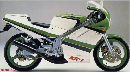 Product picture KAWASAKI KR-1 KR-250 Workshop Service Repair Manual